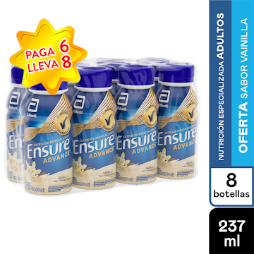 Ensure Advance Vainilla 237 ml x 6 und  
