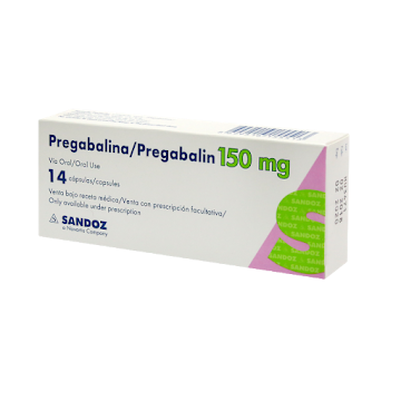 Pregabalina 150 mg Sandoz Caja x 14 Cápsulas  