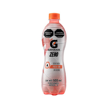 Gatorade Fresa Kiwi Sin   Azúcar x 500 ml  