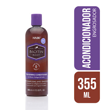 Acondicionador Hask Biotina Boost Thickening x 355 ml  
