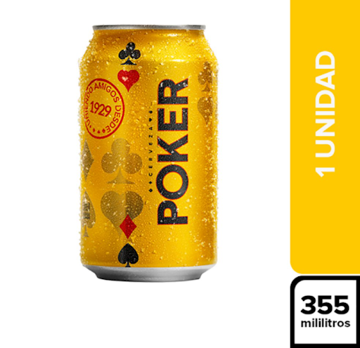 Fracción CERVEZA POKER 