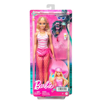 Muñeca Barbie Mattel Día de Playa x 1 und  