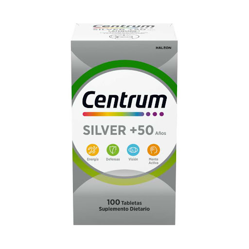 Centrum&nbsp;Silver, Multivitamínico hombres y mujeres +50 X 100&nbsp;tabs