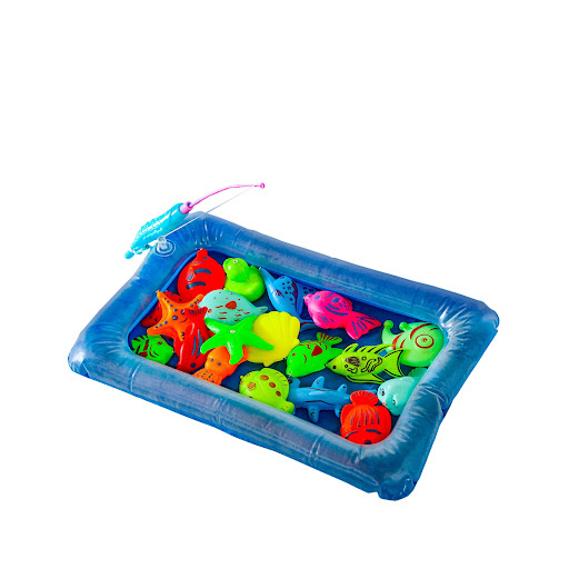Juego de Pesca VDM Toys VDM Toys Caja x 1 ĦTu primera pesca de juguete!. Los niños pueden jugar y colocar los pescados dentro del flotador. Este divertido juguete de pesca ayudará a tus hijos a desarrollar su imaginación.