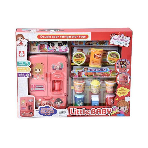 Set Refrigerador Caja Plasticos Asociados  x 1 Este set de refrigerador es perfecto para que los niños exploren el mundo de la cocina imaginaria, recreando historias divertidas y organizando sus ingredientes de juguete. Con su imitación de refrige