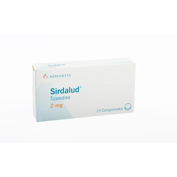 Sirdalud Tizanidina 2 mg Novartis Caja x 15 Comprimidos  
