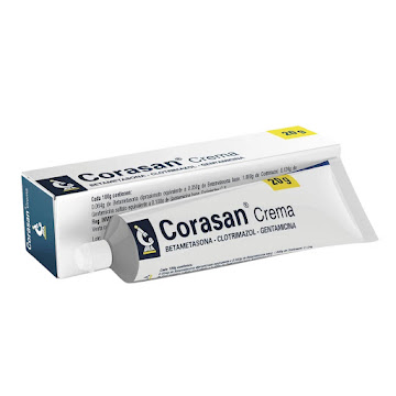 Corasan Betametasona + Clotrimazol + Gentamicina Incobra Crema Tubo x 40 gr  