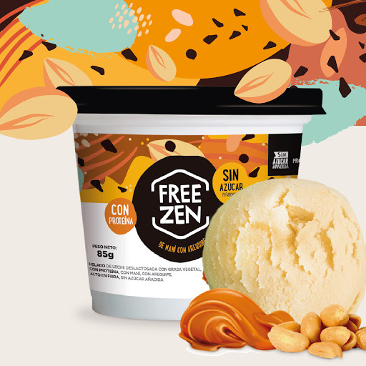 Helado Freezen Sabor Maní Con Arequipe x 85 gr