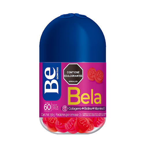 Gomas De Gelatina Colágeno + Biotina Be Bela Frasco x 60 und