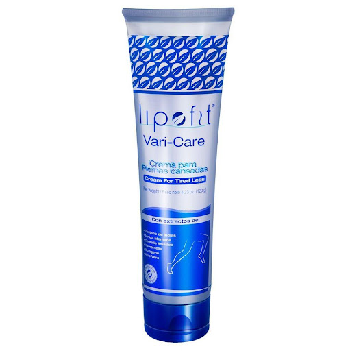 VARI-CARE CREMA PARA PIERNAS CANSADAS LIPOFIT TUBO x 120 g. LIPOFIT TUBO COLAPSIBLE   x 120 g. Vari-Care , crema para piernas cansadas. gracias a sus extractos naturales como Castaño de Indias, Arnica Montana, Centella asíatica,Hamamelis, colágeno y aloe vera, revitaliza las piernas cansadas y 