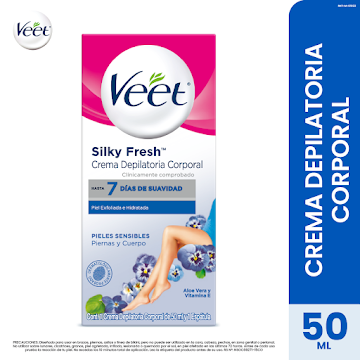Crema Depilatoria Veet Corporal Piel Sensible x 50 ml  