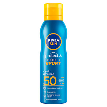 Spray NIVEA Sun Protect & Refresh FPS50 UVA+UVB x200Ml                  