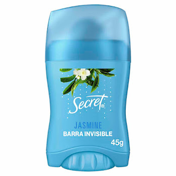 Desodorante Antitranspirante Mujer Secret Barra Invisible Jazmín Stick x 45 gr  