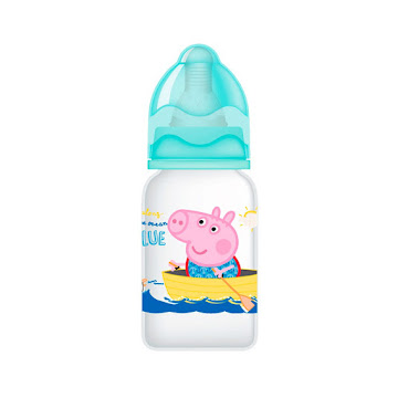Solo Online Tetero Redondo  125ml   4oz Marca Peppa Pig Color Verde 