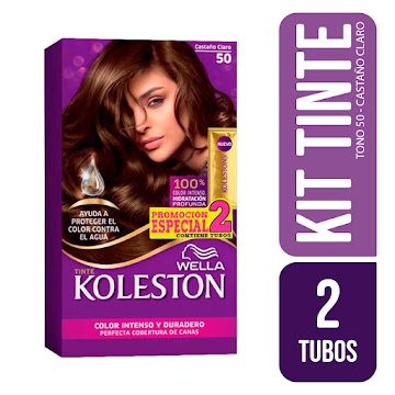 Tinte Wella Koleston Castaño Claro N° 50 x 2 und  
