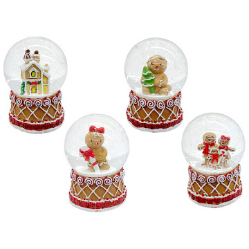 Bola de Nieve Decorativa   6.3cm Diseños Surtidos x 1 und 