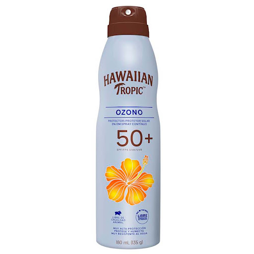 Protector Solar Hawaiian Tropic Ozono Spray Resistente Al Agua Fps 50 Frasco x 180 ml