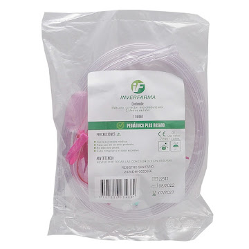 Kit Nebulización Plus Inverfarma Rosado Mascara Elefante x 1 und  