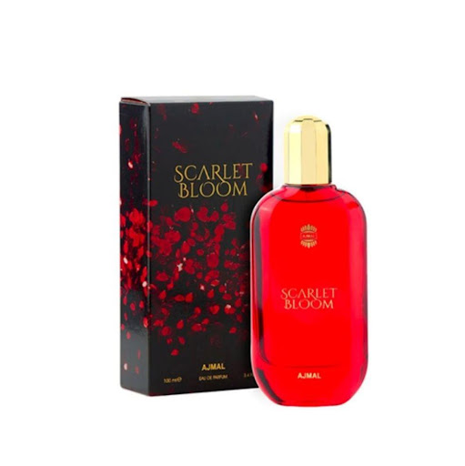 Ajmal Scarlet Bloom Her Edp Ajmal Botella x 1 Es una fragancia que encarna el amor y el romance con su aroma cautivador. Su esencia floral y frutal se compone de mandarina, pera, frutos rojos, peonía, rosa, jazmín, pachulí, almizcle y vainilla. E