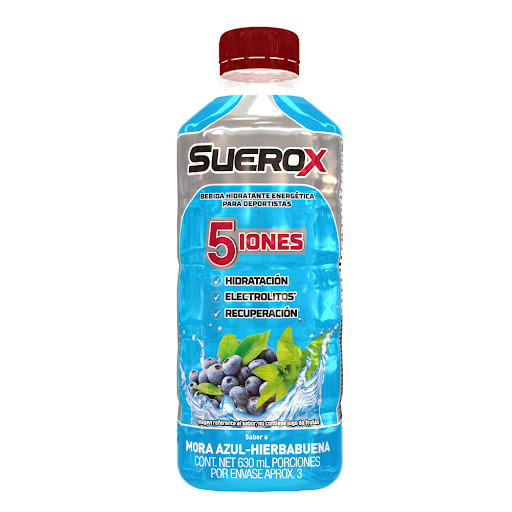 Suerox Mora Azul Con   Iones x 630 ml