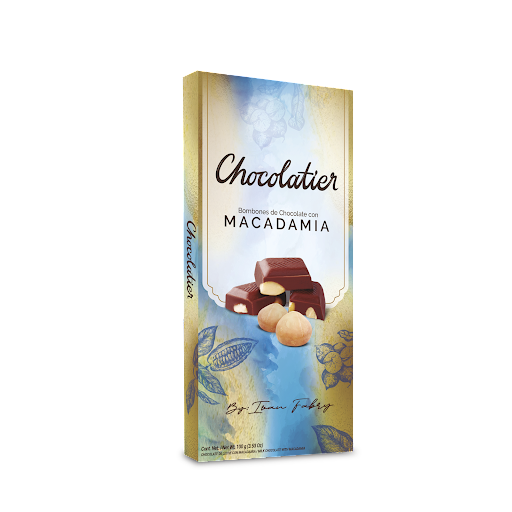 Chocolatina Chocolatier Macadamia x 100 gr