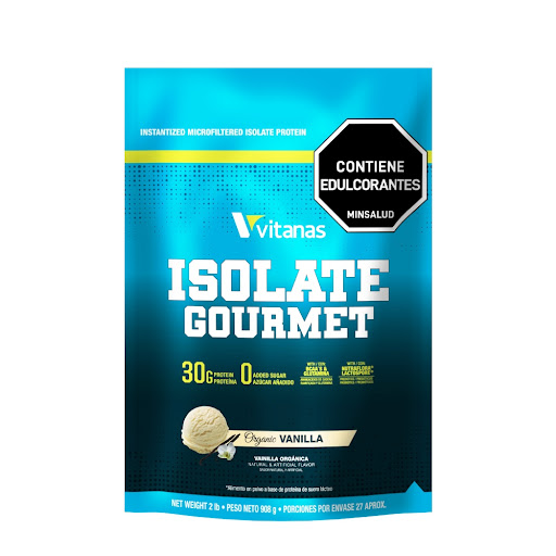 Proteína En Polvo Isolate Gourmet Vainilla x 908 gr