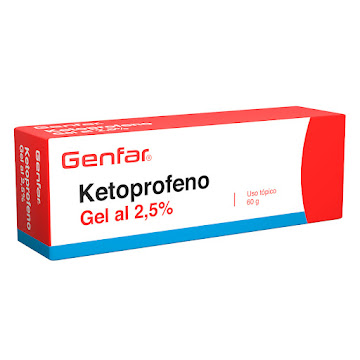 Ketoprofeno Genfar 2.5% Gel Tubo x 60 gr  