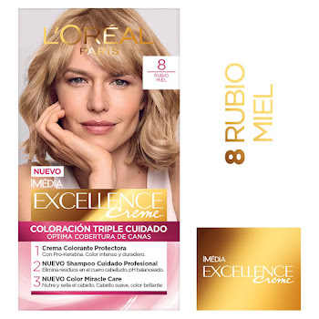 Tinte Loreal Excellence   Tono 8 Kit x 1 und  