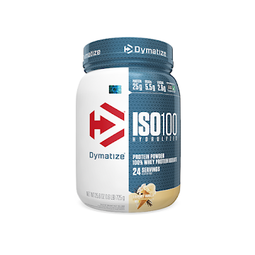 Proteina Iso 100 Dymatize Sabor Vainilla x 725 gr  