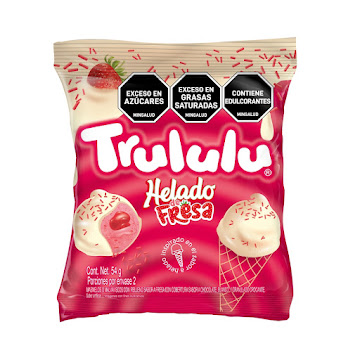 Masmelos Trululu Relleno De Helado De Fresa x 54 gr  