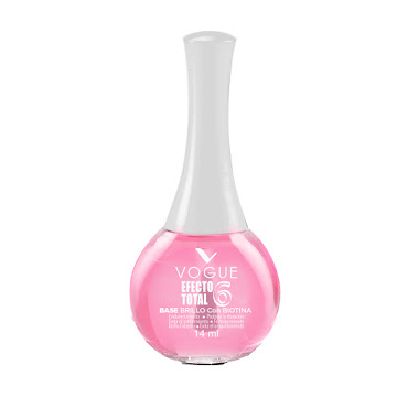 Esmalte Vogue Base Brillo Efecto Total 6 x 14 ml  