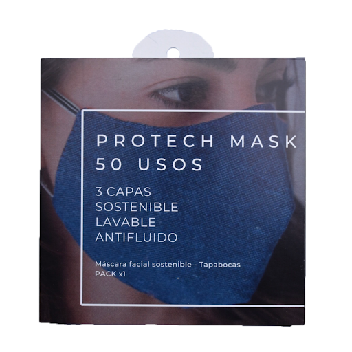 Tapabocas Protech Mask Reutilizable Sostenible x 1 und