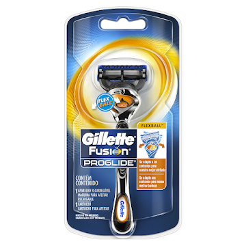 //MAQUINA DE AFEITAR GILLETTE SISTEMA FUSION PROGLIDE FLEXBALL X1UND  