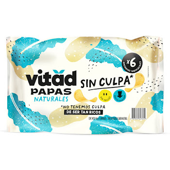 Papas Vitad Sabor   Natural Bolsa x 6 und  