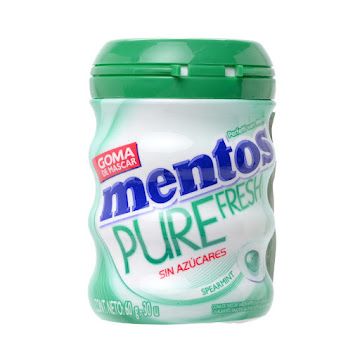 Chicle Mentos Menta Verde x 30 und  