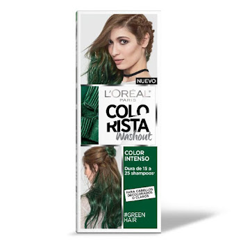 Coloración Lavable   Semipermanente Colorista Verde 127gr 