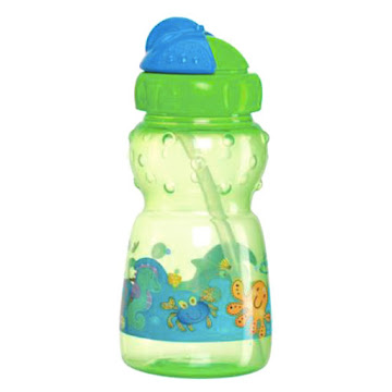 Solo Online Vaso Infantil Evenflo   Con Pitillo Sea Friends Color Verde 10 Oz 