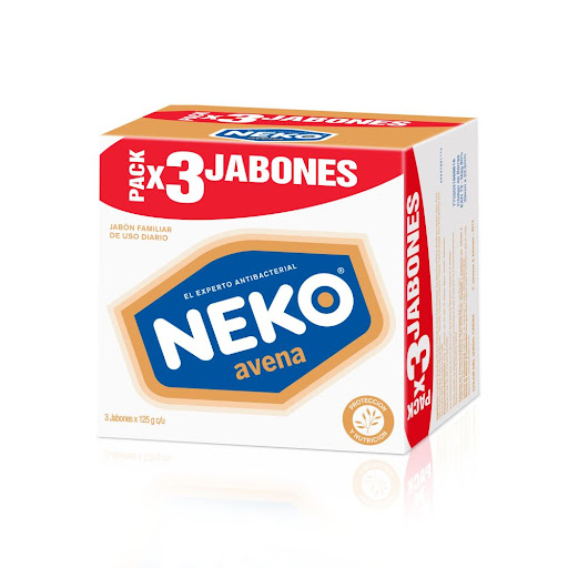 Jabón Neko Antibacterial Avena x 375 gr