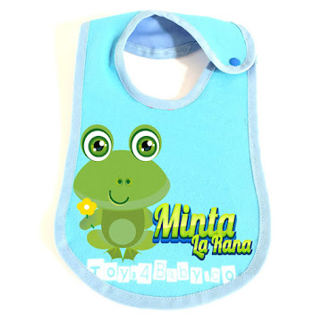 Solo Online Babero Toys4baby  Minta   La Rana Nino  X 1 Unidad 