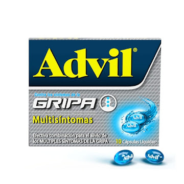 Advil Gripa Ibuprofeno x 10 Cápsulas  