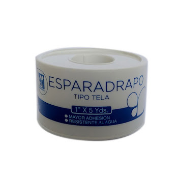 Esparadrapo Tela Blanco   Farmatodo 2.5 x 4.57 M x 1 und  