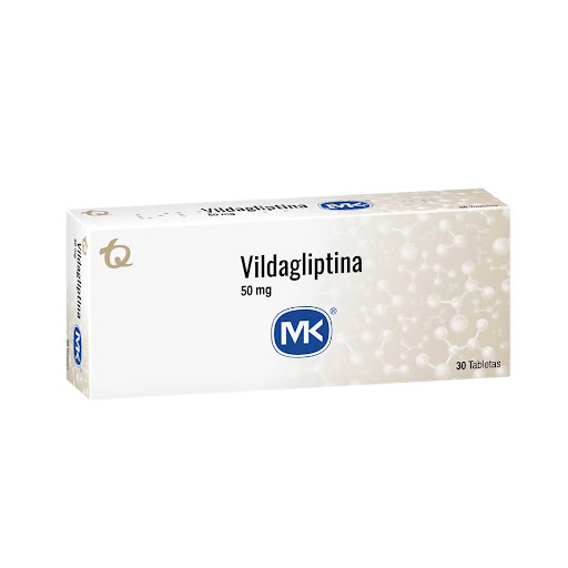 Vildagliptina 50 Mg MK Caja x 30 Tabletas