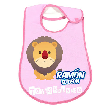 Solo Online Babero Toys4baby  Ramon   El Leon Nina  X 1 Unidad 