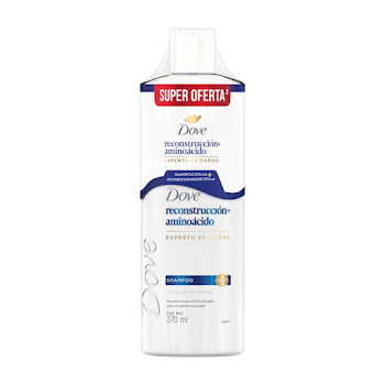 Shampoo Dove Reconstrucción+Aminoacido Frasco x 370 ml + Acondicionador Reconstrucción+Aminoacido Frasco x 370 ml  