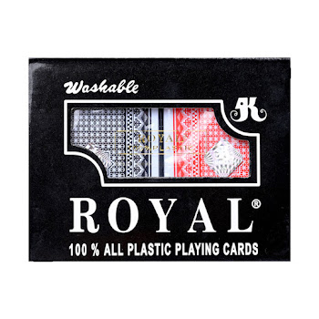 //Juego de Cartas Royal Poker Baraja Naipes Plástico  