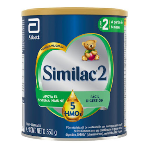 Fórmula Infantil Similac 2 +6 Meses 5 HMO Lata x 350 gr