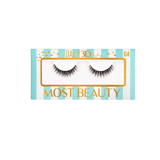 Pestañas Postizas Most Beauty Línea Natural #G4 x 1 und  