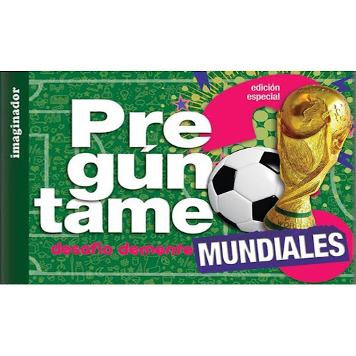 Pregúntame, Desafío Demente. Mundiales Imaginador Libro x 1.0 PREGUNTAME, DESAFIO DEMENTE MUNDIALES  Una edición muy pero muy especial de la Colección Pregúntame, totalmente dedicada a los mundiales de futbol! Más de doscientas preguntas sobre jugadores, goles, 