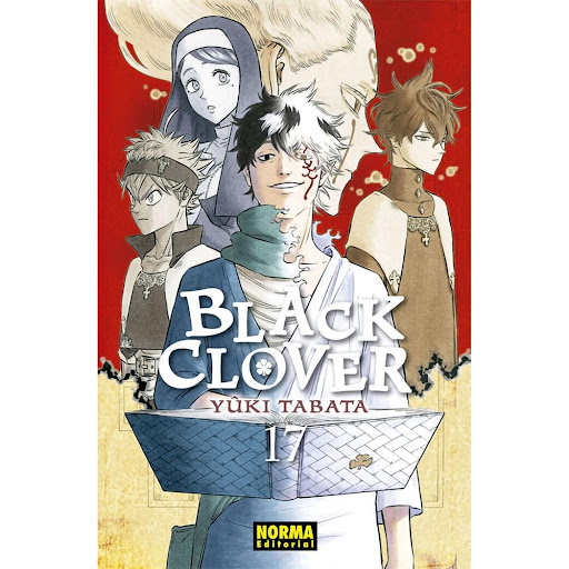 Black Clover No. 17 Editorial Norma Libro x 1.0 BLACK CLOVER 17   Autores:Yuuki Tabata  Colecciones:CÓMIC MANGA  Editoriales:NORMA Editorial  Series:BLACK CLOVER   ASTA Y YUNO DEBEN DECIDIR ENTRE PROTEGER EL REINO O A SUS SERES QUERIDOS EN HAGE... 