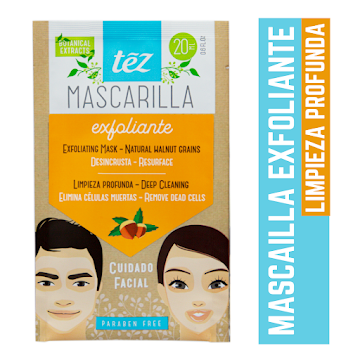 Mascarilla Tez Exfoliante Anti Stress Facial x 20 ml  